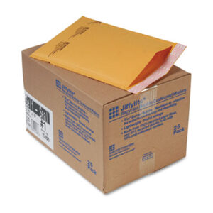 #1; 25 Mailers per Carton; 7-1/4 x 12; Air Bubble; Air Bubble Mailer; Bubble; Bubble Lined; Bubble Mailer; Envelope; Jiffy Mailer; Jiffylite; Kraft; Mailer; Mailers; Padded Mailer; Recycled Product; Recycled Products; SEALED AIR; Self-Sealing; Posts; Letters; Packages; Mailrooms; Shipping; Receiving; Stationery