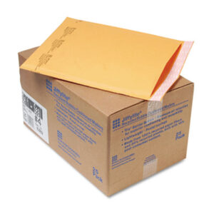 #4; 25 Mailers per Carton; 9-1/2 x 14-1/2; Air Bubble; Air Bubble Mailer; Bubble; Bubble Lined; Bubble Mailer; Envelope; Jiffy Mailer; Jiffylite; Kraft; Mailer; Mailers; Padded Mailer; Recycled Product; Recycled Products; SEALED AIR; Self-Sealing; Posts; Letters; Packages; Mailrooms; Shipping; Receiving; Stationery