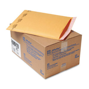 #5; 10-1/2 x 16; 25 Mailers per Carton; Air Bubble; Air Bubble Mailer; Bubble; Bubble Lined; Bubble Mailer; Envelope; Jiffy Mailer; Jiffylite; Kraft; Mailer; Mailers; Padded Mailer; Recycled Product; Recycled Products; SEALED AIR; Self-Sealing; Posts; Letters; Packages; Mailrooms; Shipping; Receiving; Stationery