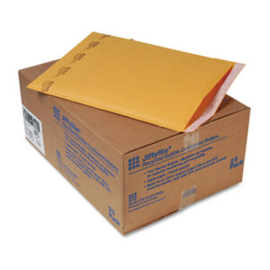 #6; 12-1/2 x 19; 25 Mailers per Carton; Air Bubble; Air Bubble Mailer; Bubble; Bubble Lined; Bubble Mailer; Envelope; Jiffy Mailer; Jiffylite; Kraft; Mailer; Mailers; Padded Mailer; Recycled Product; Recycled Products; SEALED AIR; Self-Sealing; Posts; Letters; Packages; Mailrooms; Shipping; Receiving; Stationery