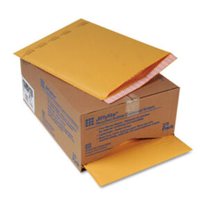 #7; 14-1/4 x 20; 25 Mailers per Carton; Air Bubble; Air Bubble Mailer; Bubble; Bubble Lined; Bubble Mailer; Envelope; Jiffy Mailer; Jiffylite; Kraft; Mailer; Mailers; Padded Mailer; Recycled Product; Recycled Products; SEALED AIR; Self-Sealing; Posts; Letters; Packages; Mailrooms; Shipping; Receiving; Stationery