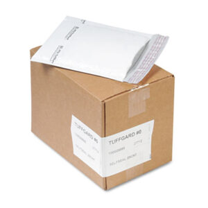 #0; 6 x 10; Air Bubble Mailer; Cushioned Mailers; Envelope; Mail-Lite; Mailer; Mailers; Padded; Padded Mailer; Plastic; Poly; Recycled Product; Recycled Products; SEALED AIR; Self-Sealing; Tuffguard; Water-Proof Envelopes; Posts; Letters; Packages; Mailrooms; Shipping; Receiving; Stationery