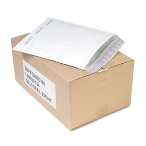 #4; 9-1/2 x 14-1/2; Air Bubble Mailer; Cushioned Mailers; Envelope; Mail-Lite; Mailer; Mailers; Padded; Padded Mailer; Plastic; Poly; Recycled Product; Recycled Products; SEALED AIR; Self-Sealing; Tuffguard; Water-Proof Envelopes; Posts; Letters; Packages; Mailrooms; Shipping; Receiving; Stationery