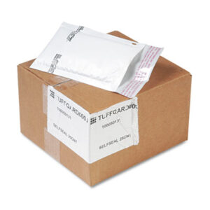 #000; 4 x 8; Air Bubble Mailer; Cushioned Mailers; Envelope; Mail-Lite; Mailer; Mailers; Padded; Padded Mailer; Plastic; Poly; Recycled Product; Recycled Products; SEALED AIR; Self-Sealing; Tuffguard; Water-Proof Envelopes; Posts; Letters; Packages; Mailrooms; Shipping; Receiving; Stationery