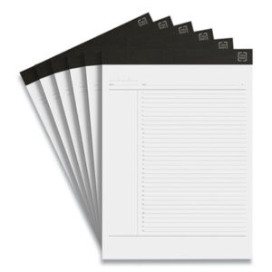 (TUD24419924)TUD 24419924 – Notepads, Project-Management Format, 50 White 8.5 x 11.75 Sheets, 6/Pack by TRU RED (75/PK)