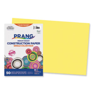 12 x 18 Size; Art & Drafting; Art Supplies; Classroom; Construction Paper; Craft; Drawing; PACON; Paper; Papers; Recycled; School Art Paper; SUNWORKS; Yellow; Crafts; Classrooms; Education; Schools; Teachers