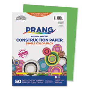 9 x 12 Size; Art & Drafting; Art Supplies; Classroom; Construction Paper; Craft; Drawing; PACON; Paper; Papers; Recycled; School Art Paper; SUNWORKS; Bright Green; Crafts; Classrooms; Education; Schools; Teachers