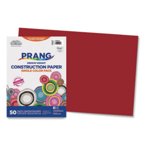 12 x 18 Size; Art & Drafting; Art Supplies; Classroom; Construction Paper; Craft; Drawing; PACON; Paper; Papers; Recycled; School Art Paper; SUNWORKS; Holiday Red; Crafts; Classrooms; Education; Schools; Teachers