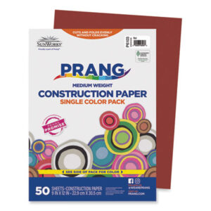 9 x 12 Size; Art & Drafting; Art Supplies; Classroom; Construction Paper; Craft; Drawing; PACON; Paper; Papers; Recycled; School Art Paper; SUNWORKS; Red; Crafts; Classrooms; Education; Schools; Teachers