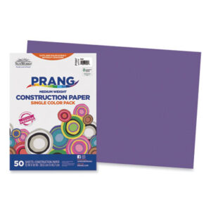 12 x 18 Size; Art & Drafting; Art Supplies; Classroom; Construction Paper; Craft; Drawing; PACON; Paper; Papers; Recycled; School Art Paper; SUNWORKS; Violet; Crafts; Classrooms; Education; Schools; Teachers