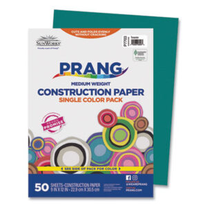 9 x 12 Size; Art & Drafting; Art Supplies; Classroom; Construction Paper; Craft; Drawing; PACON; Paper; Papers; Recycled; School Art Paper; SUNWORKS; Turquoise; Crafts; Classrooms; Education; Schools; Teachers