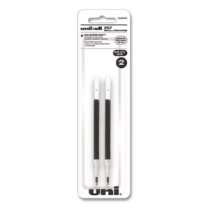 (UBC70207PP)UBC 70207PP – Refill for Signo Gel 207 Pens, Medium 0.7 mm Conical Tip, Black Ink, 2/Pack by UNI (2/PK)