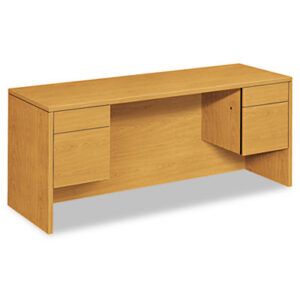 Office Furniture; 10500 Series; Credenza; Credenzas; Kneespace Credenza; Office Suites; Wood; Wood Furniture; Wood Office Furniture; Workstation; Workstations; Desk; Add-Ons; Workspaces; Expansions; L-Systems; Furniture; Laminate; Filing; File Drawers; Double Pedestal; 3/4 Pedestal; HON