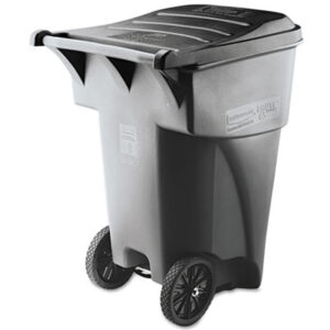 95-Gallon; Brute Receptacle; Cart; Container; Covered; Gray; Outdoor; Receptacle; Refuse; Refuse Containers & Liners; Roll-Out Container; RUBBERMAID; Trash Cans; Waste; Waste & Recycling Receptacles; Waste Can; Waste Containers; Waste Receptacle; Wheeled; Dumpster; Kitchen Bin; Litter; Dustbin; Junk; Trash; Garbage