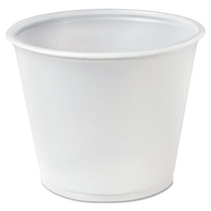 (DCCP550N)DCC P550N – Polystyrene Portion Cups, 5.5 oz, Translucent, 250/Bag, 10 Bags/Carton by DART (2500/CT)