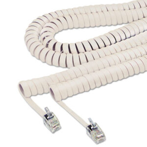 Beige; Cable; Cables; Cord; Cords; Phone; SOFTALK; Telephone; Telephone Accessories; Telephone Cord; Connectivity; Connections; Computers; Peripherals; Lines