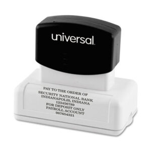 Universal®; Stamps; Stamps-Custom Message; Imprints; Impressions; Labeling; Desktop; Inkers