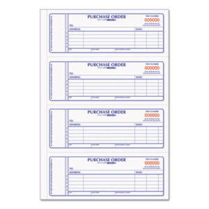 Form; Forms; Order Forms; Purchase Order Books; Purchase Orders; REDIFORM; Paperwork; Records; Documents; Pre-Printed; Record-Keeping