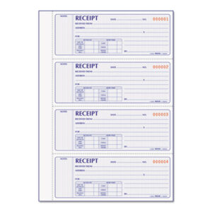 Cash; Form; Forms; Money; Money Receipt; Money Receipt Book; Receipt; Receipt Book; REDIFORM; Paperwork; Records; Documents; Pre-Printed; Record-Keeping