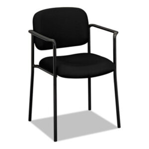 Office Furniture; Chairs; Furniture; VL600 Series; Seats; Seating; Workstations; Office; stacking; guest chair; chair with arms; Black Fabric; HON®