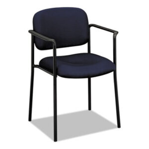 Office Furniture; Chairs; Furniture; VL600 Series; Seats; Seating; Workstations; Office; Stacking; Guest Chair; Chair with Arms; Navy Fabric; HON®