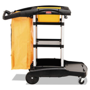 Cleaning; High Capacity; Janitor Cart; RUBBERMAID; Worksurfaces; Pedestals; Platforms; Dollies; Trolleys; Furniture