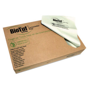 Biotuf; Compostable; Can Liners; Garbage; Trash; Sacks; To-Go; Containers; Totes; Take-Out; Carry