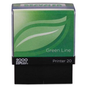 2000 PLUS® Green Line; CONSOLIDATED STAMP; Stamps; Stamps-Custom Message; Imprints; Impressions; Labeling; Desktop; Inkers