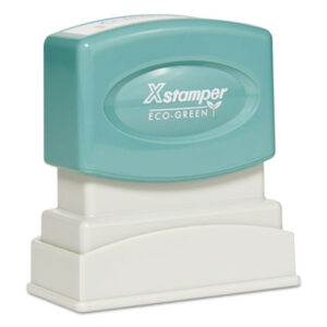 Xstamper ECO-GREEN; Stamp; Stamper; Imprints; Impressions; Labeling; Desktop; Inkers