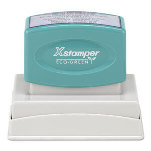 Xstamper ECO-GREEN; Stamp; Stamper; Imprints; Impressions; Labeling; Desktop; Inkers