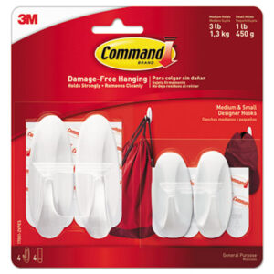 3M; Hangers/Hooks; Hangers/Hooks-Hook; Clothing; Storage; Closets; Cloakrooms; Coats; Clothes