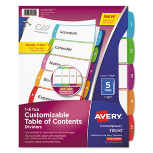 Avery; Ready Index; Punched Index; Binder; Recordkeeping; Filing; Systems; Cataloging; Classification