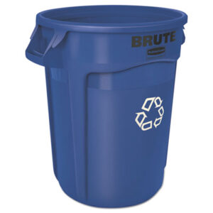 Recycling Container; Round Brute Container; Waste Receptacle; Waste Disposal; Dumpster; Kitchen Bin; Litter; Dustbin; Junk; Trash; Garbage