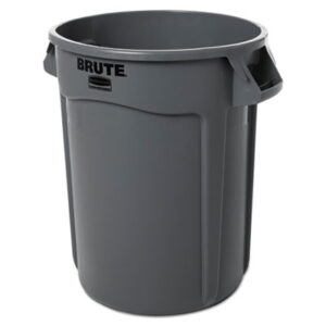 32-Gallon Container; Brute Receptacles; Gray Receptacle; Receptacle; Refuse Containers & Liners; RUBBERMAID; Trash Cans; Waste; Waste Can; Waste Containers; Waste Receptacle; Dumpster; Kitchen Bin; Litter; Dustbin; Junk; Trash; Garbage; RUB263200GRAY