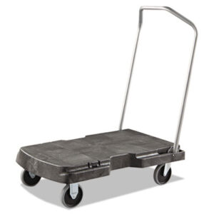 Triple Trolley; Worksurfaces; Pedestals; Platforms; Dollies; Trolleys; Furniture; Rubbermaid Commercial