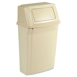 Slim Jim Waste Receptacle; Wall-Mounted Waste Receptacle; Wall-Mounted; Waste Container; Waste Basket; Dumpster; Kitchen Bin; Litter; Dustbin; Junk; Trash; Garbage