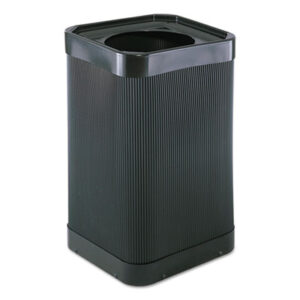 38-Gallon Receptacle; At-Your-Disposal Receptacle; Black Receptacle; Outdoor Receptacles; Receptacle; Refuse Containers & Liners; SAFCO; Top Open Receptacle; Trash Cans; Trophy Collection; Trophy Receptacles; Waste Containers; Waste Receptacle; Dumpster; Kitchen Bin; Litter; Dustbin; Junk; Trash; Garbage; SAF9790