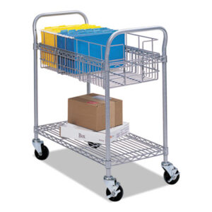 Cart; Mail; Mail Cart; Mail Carts; Mailroom; Mailroom Equipment & Supplies; SAFCO; Worksurfaces; Pedestals; Platforms; Dollies; Trolleys; Furniture