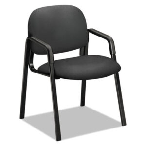 Office Furniture; Black Fabric; Chair; Chairs; Guest; Guest & Side; Metal-Frame; Reception Room; Side Arm; Solutions Seating; Upholstered; 4000 Series; Seats; Seating; Furniture; Workstations; Office; HON