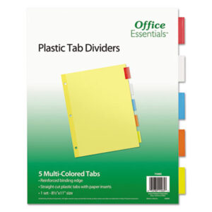 Dividers; Index; Index Dividers; 5 Tab; Five Tab; Avery; Recordkeeping; Filing; Systems; Cataloging; Classification