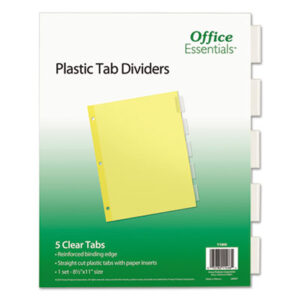 Dividers; Index; Index Dividers; 5 Tab; Five Tab; Avery; Recordkeeping; Filing; Systems; Cataloging; Classification