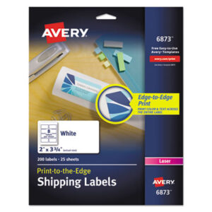 2 x 3-3/4; Address; Address Labels; Copier; Label; Labels; Labels for Color Printing; Laser; Laser Printer; Laser Printer Labels; White; Xerographic; Identifications; Classifications; Stickers; Shipping; Receiving; Mailrooms; AVERY