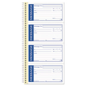 Adams Business Forms; ADAMS BUSINESS FORMS; Message Book; Message Pad; Phone Message; Write &apos;n Stick; Paperwork; Records; Documents; Pre-Printed; Record-Keeping