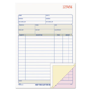 Book; Form; Forms; Order; Order Book; Order Form; Sales; Sales Forms; Sales Order Books; TOPS; Paperwork; Records; Documents; Pre-Printed; Record-Keeping