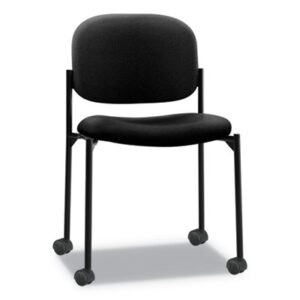 Office Furniture; Chairs; Furniture; VL600 Series; Seats; Seating; Workstations; Office; Stacking; Armless Guest Chair; Guest Chair; Armless chair; Black Fabric; HON®