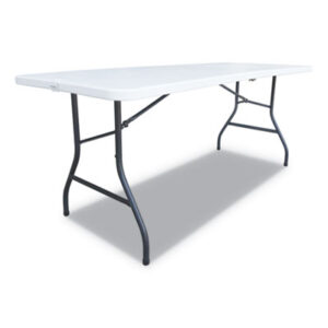 Table; Bi-Fold; Bifold; Fold in Half; Fold-in-half; Half Folding; Folding; Plastic; Resin; Furniture; Office; Banquet; Reception; Tables; Mesa; mesa plegable; Alera; Folding Table