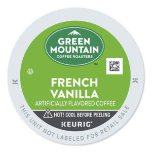 K-Cup; K-Cups; Kcup; Kcups; Keurig Brewing System; Keurig; Beverage; Beverages; Coffee; Single Cup; French Vanilla; GREEN MOUNTAIN; Green Mountain Coffee Roasters French Vanilla Coffee Drinks; Breakrooms; Vending; Hospitality; Lounges