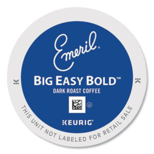 K-Cup; K-Cups; Kcup; Kcups; Beverage; Beverages; Timothy&apos;s World Coffee and Tea; Emeril&apos;s Big Easy Dark Roast Louisiana-Style Bold Coffee K-Cups for Keurig Brewers; Drinks; Breakrooms; Vending; Hospitality; Lounges