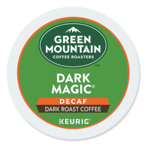 K-Cup; K-Cups; Kcup; Kcups; Keurig Brewing System; Keurig; Beverage; Beverages; Coffee; Decaffeinated; Decaf; Decaf Breakfast Blend; Single Cup; Dark Magic® Decaf Extra Bold; GREEN MOUNTAIN; Green Mountain Coffee Roasters Dark Magic Extra Bold Coffee  Drinks; Breakrooms; Vending; Hospitality; Lounges