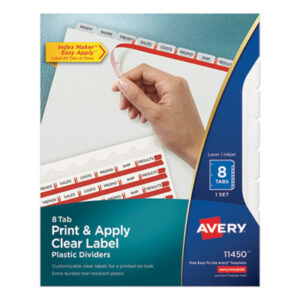 AVERY; Binder Index; Divider; Index Maker; Indexes; Ring Binder Indexes; Subject Divider; Tab; Tab Divider; Tabs; 8 tab; index dividers; Recordkeeping; Filing; Systems; Cataloging; Classification